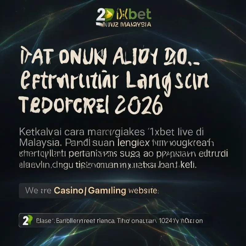 1xbet Live Malaysia Guide